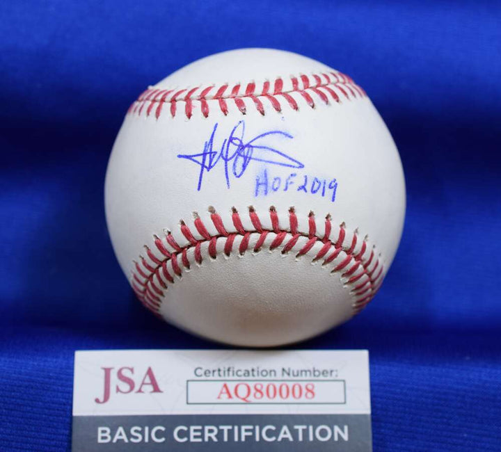 Harold Baines  HOF 2019 JSA Cert Signed Major League OML Autograph Baseball