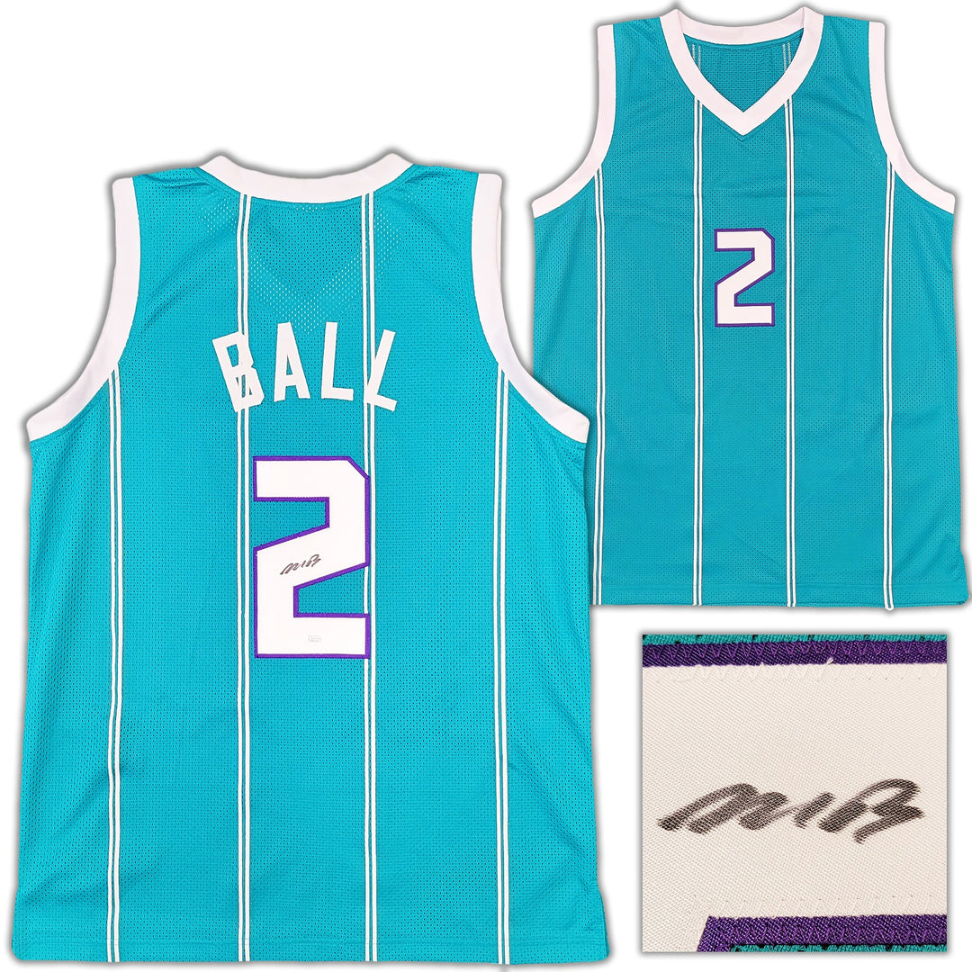 Charlotte Hornets LaMelo Ball Autographed Signed Teal Jersey JSA