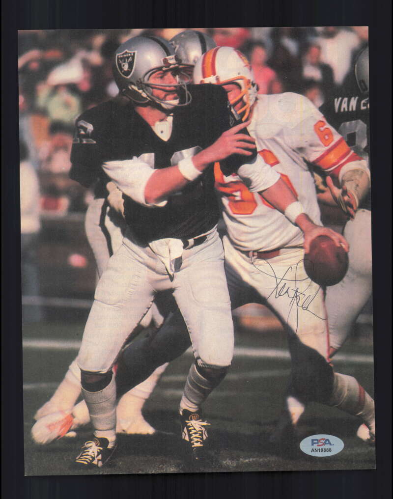 Ken Stabler PSA DNA Signed  Vintage 8x10 Photo Autographed Raiders