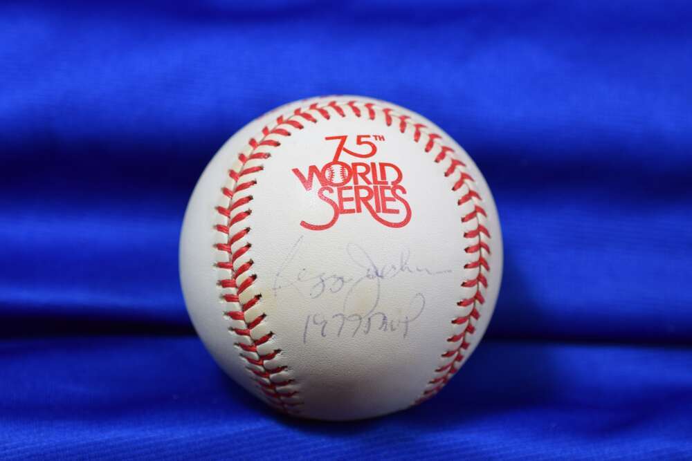 Reggie Jackson Steiner Coa Autograph 1978 World Series Signed Baseball