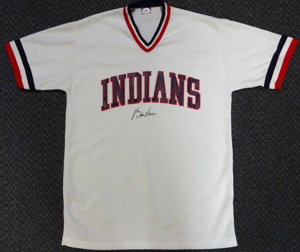 Cleveland Indians Bill Veeck Autographed Signed White Jersey Team Owner PSA/DNA