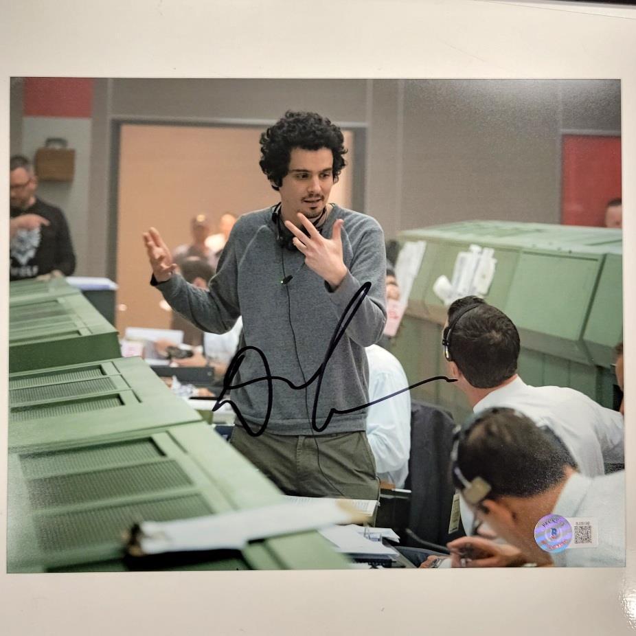 Damien Chazelle signed First Man 8x10 photo autograph ~ Beckett BAS