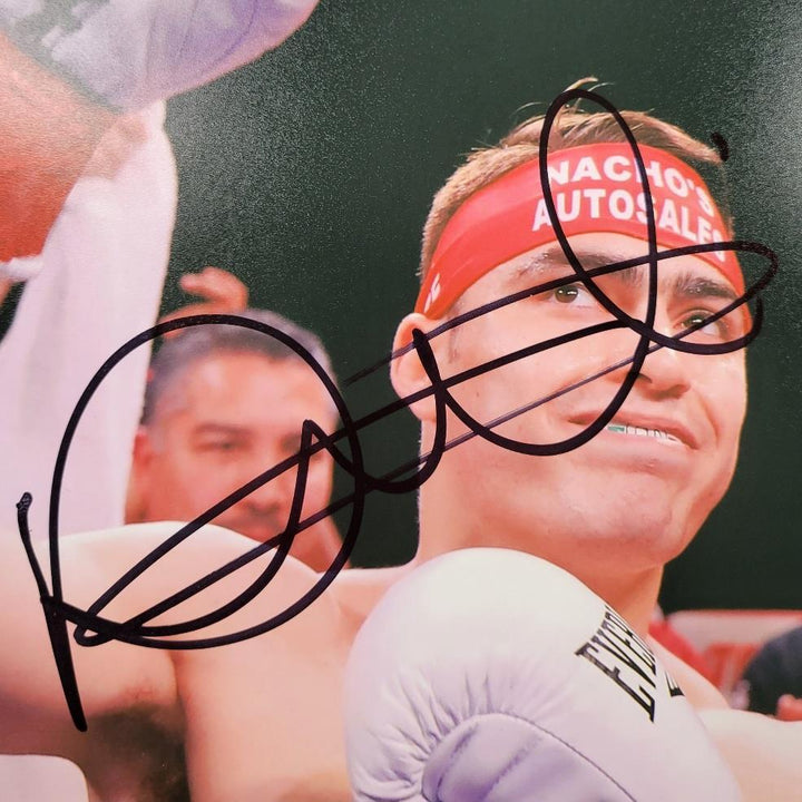 Oscar Duarte signed Boxing 8x10 photo #6 autograph ~ Beckett BAS Holo
