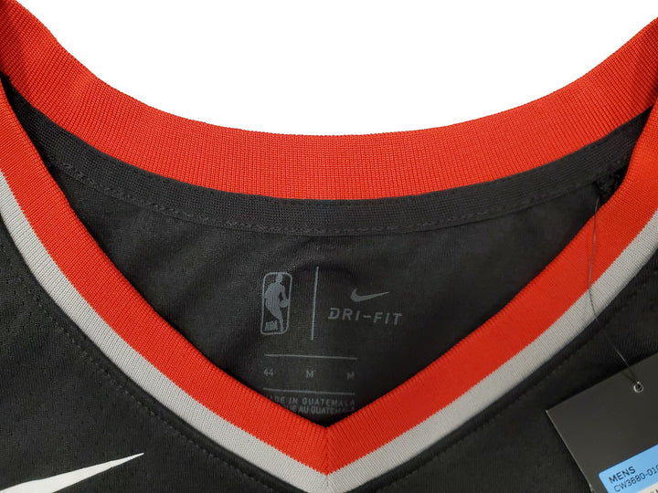 Portland Trail Blazers Damian Lillard Signed Black Nike Jersey Size M Beckett