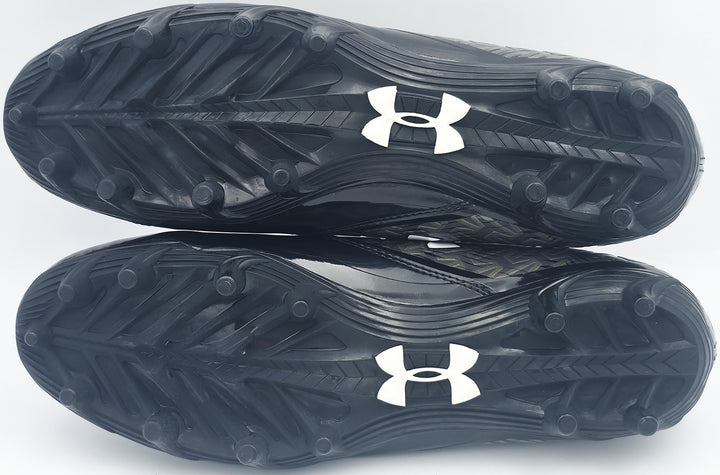 Ernest Jones IV Auto Pair of Black Under Armour Cleats Seahawks Size 10 MCS Holo
