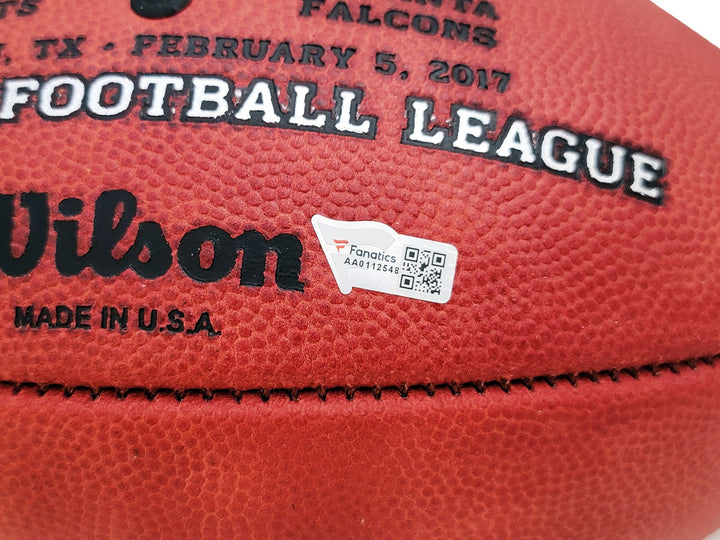 Tom Brady Signed Official SB LI Leather Football Patriots Fanatics Holo