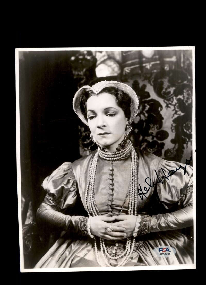 Helen Hayes PSA DNA Coa Signed Vintage 1951 8x10 Photo Autograph