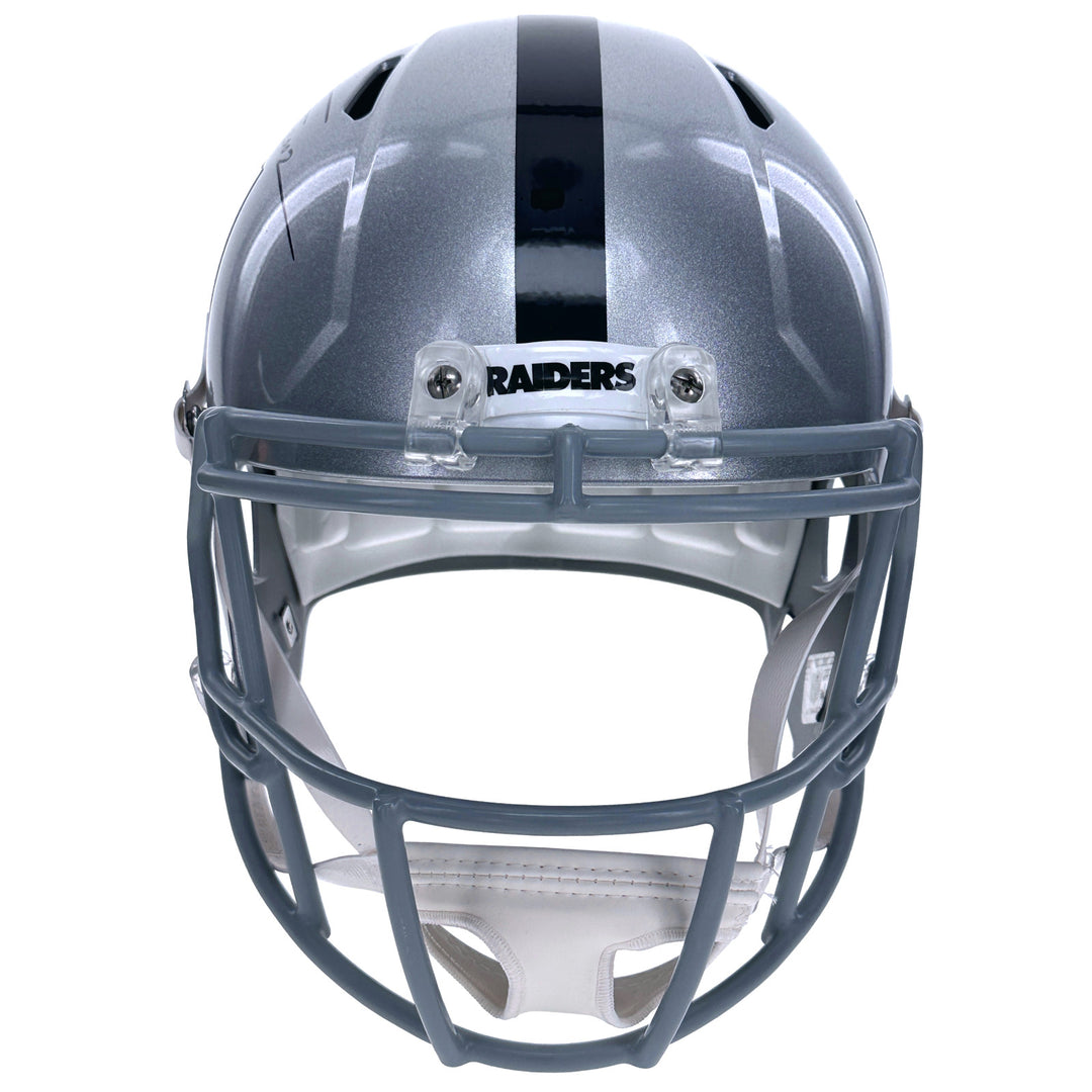 Rich Gannon Signed Las Vegas Raiders Full Size Replica Helmet IGM Beckett Oak