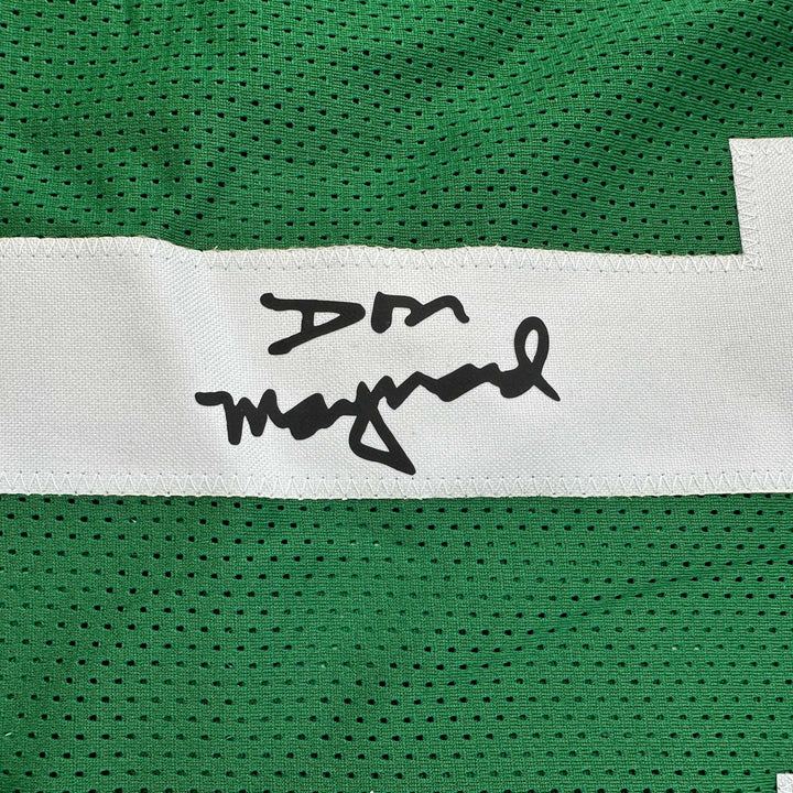 Facsimile Autographed Don Maynard New York Green Reprint Jersey Size Men's XL