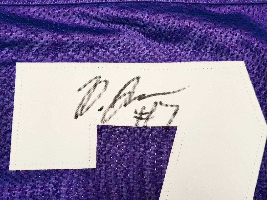Washington Huskies Dillon Johnson Signed Purple Jersey MCS Holo