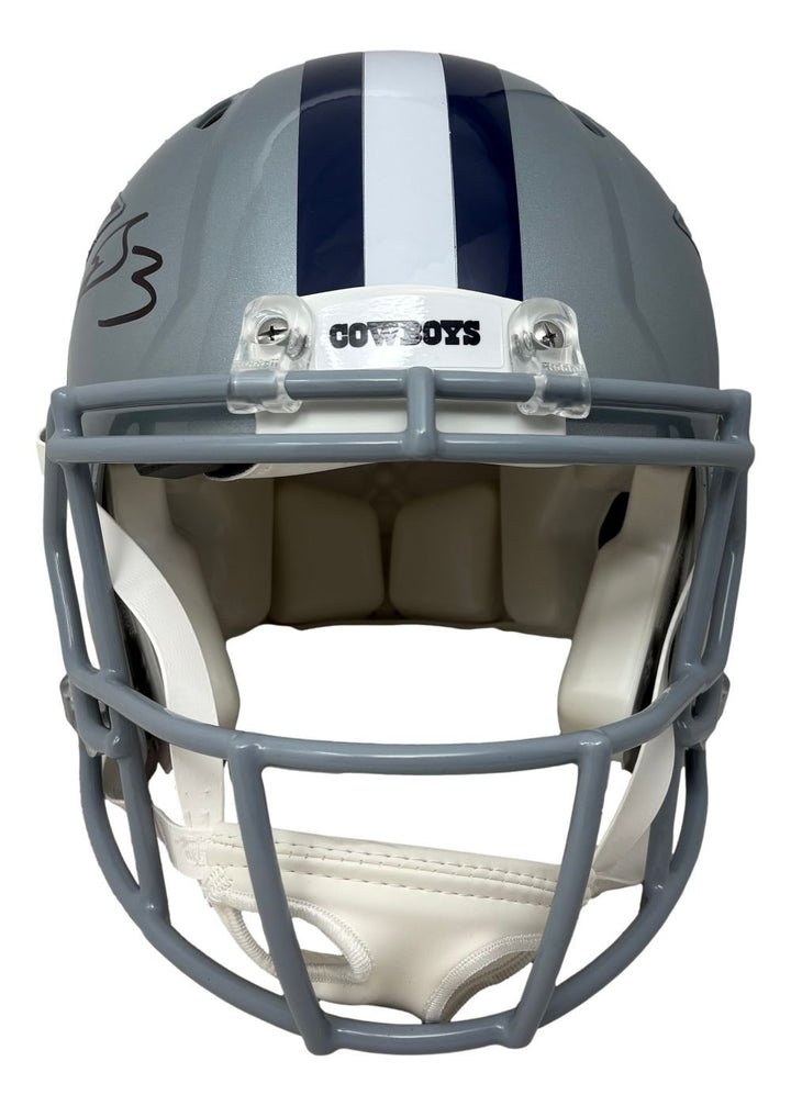 George Pickens Signed Dallas Cowboys Full Size Authentic Speed Helmet JSA QR