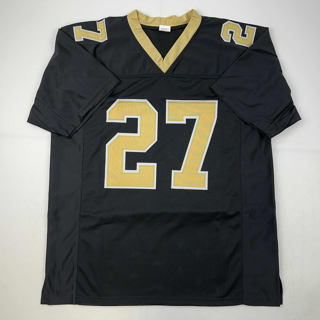 Facsimile Autographed Malcolm Jenkins New Orleans Black Reprint Jersey Men's XL