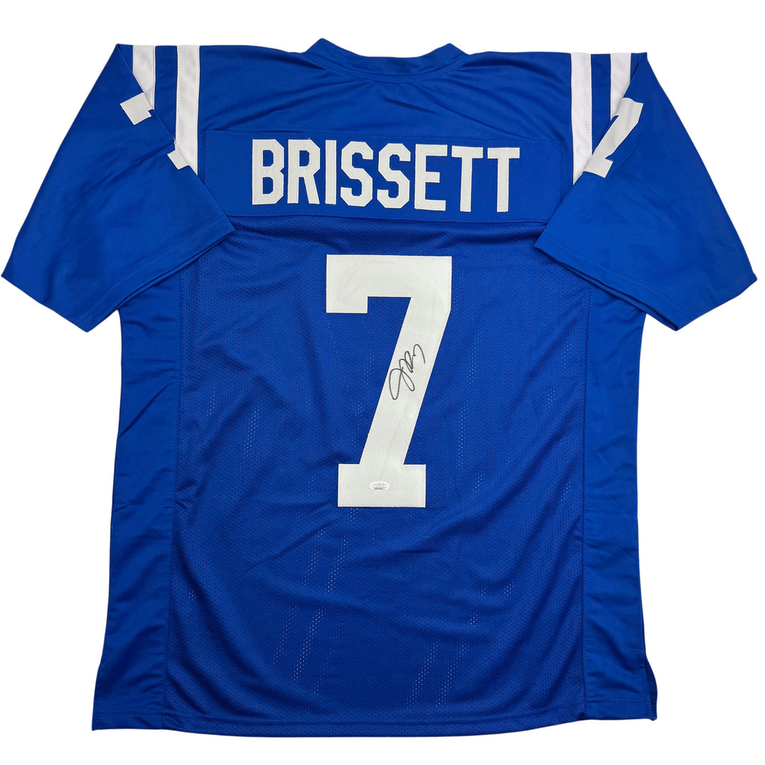 Autographed/Signed Jacoby Brissett Indianapolis Football Jersey JSA COA