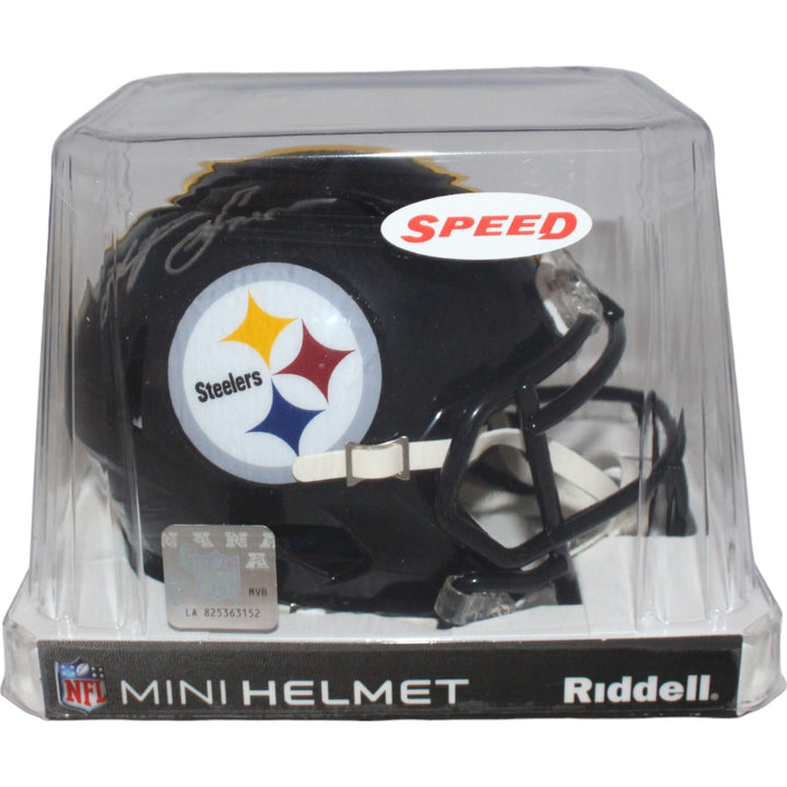 Lynn Swann Autographed Pittsburgh Steelers Speed Mini Helmet Beckett 42998