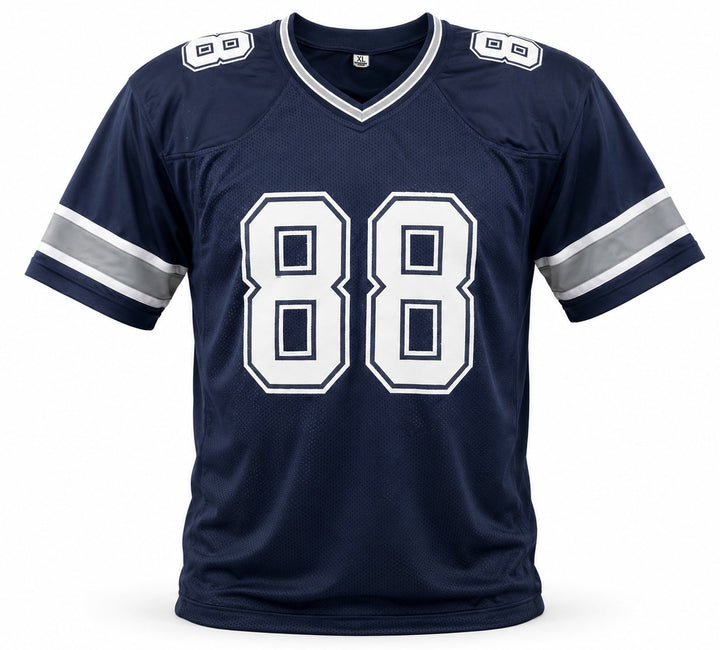 Dallas Cowboys Drew Pearson Signed Blue Jersey Beckett BAS Witness