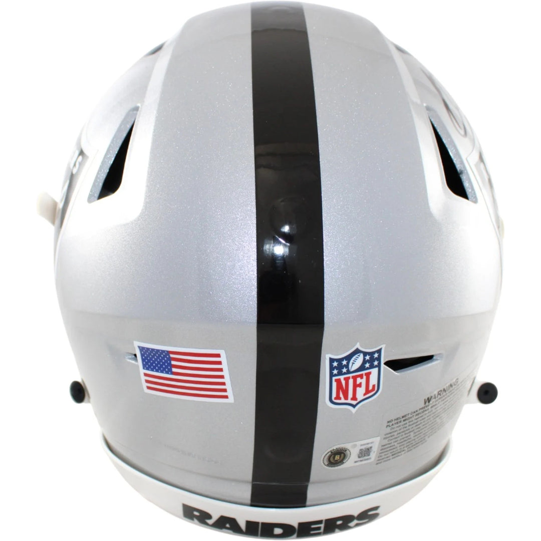 Bo Jackson Autographed Las Vegas Raiders SpeedFlex Helmet Beckett WIT 58495