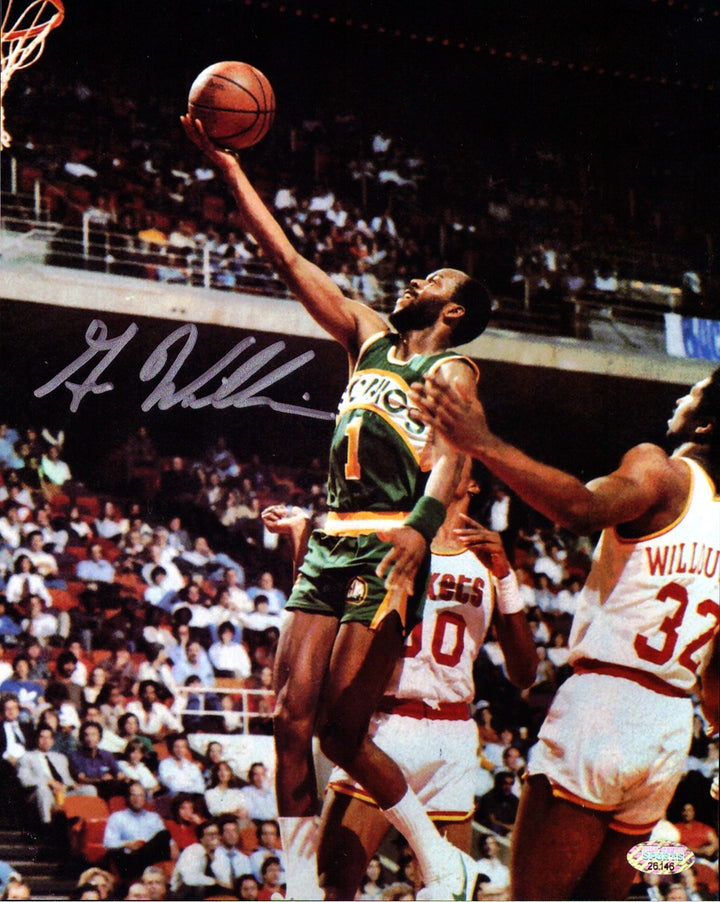 Gus Williams Signed Framed 8x10 Photo Seattle Supersonics MCS Holo