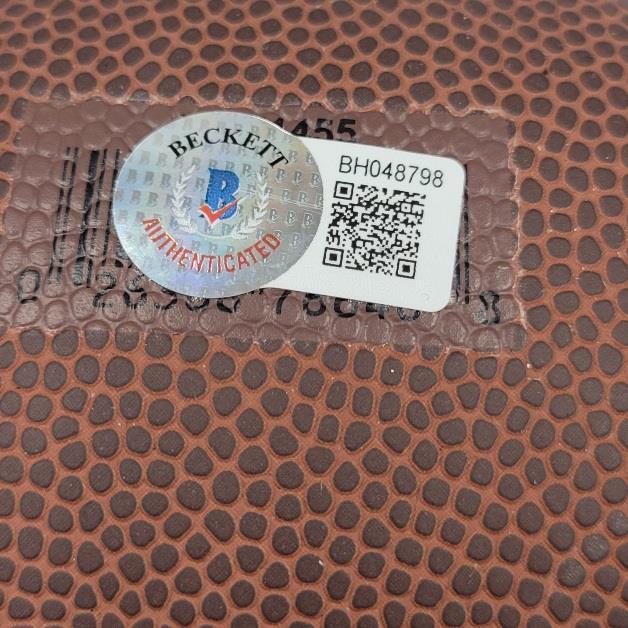 Jonathan Loughran signed Football The Waterboy autograph (A) ~ Beckett BAS Holo