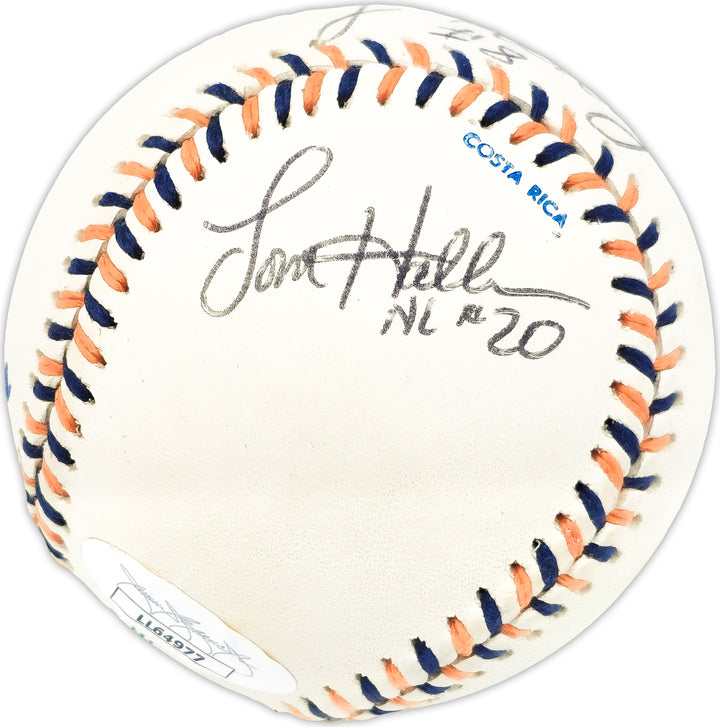 1992 MLB ASG Umpires Signed 1992 ASG Logo MLB Baseball 5 Sigs Doug Harvey JSA