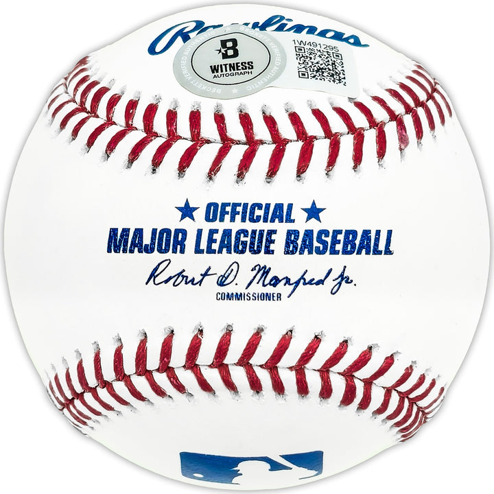 Jung Hoo Lee Signed MLB Baseball San Francisco Giants Beckett Witness