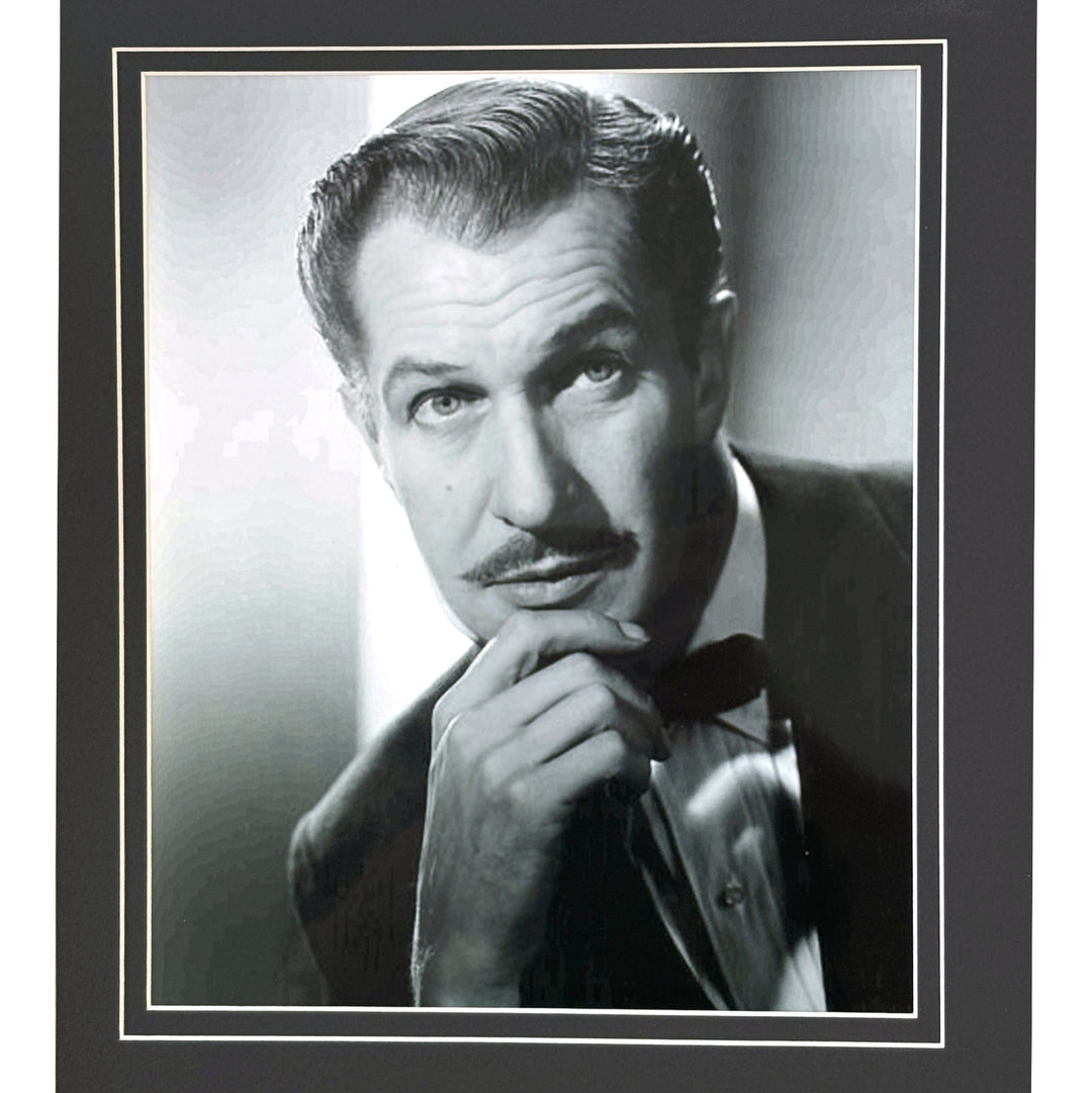 Vincent Price Autographed Framed Check PSA COA Hand Signed House of Wax