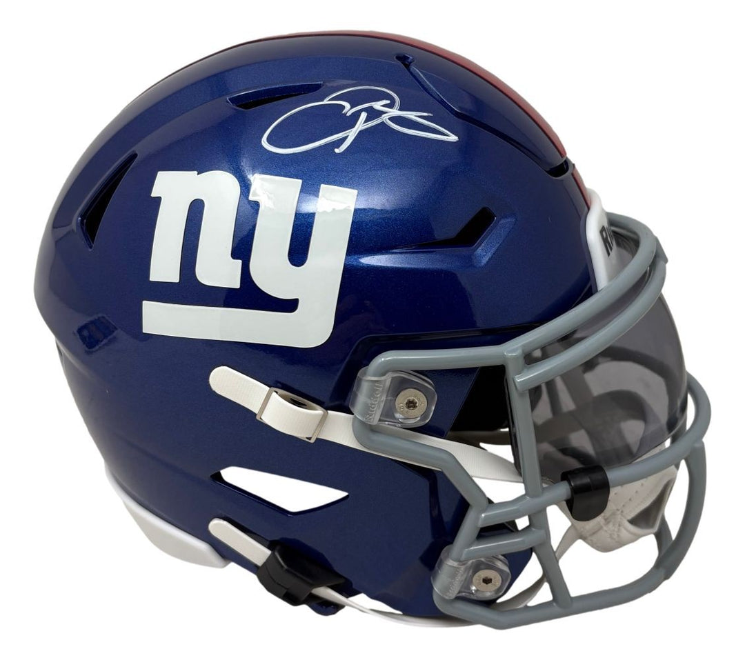 Odell Beckham Signed New York Giants MIDI SpeedFlex Helmet JSA QR