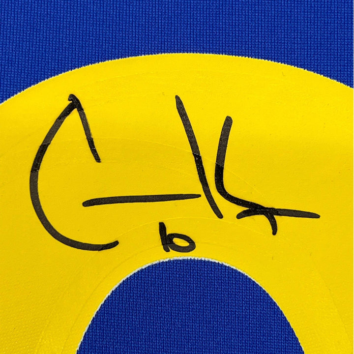 Framed Autographed Cooper Kupp 33x42 Rams Authentic Nike Jersey Fanatics COA
