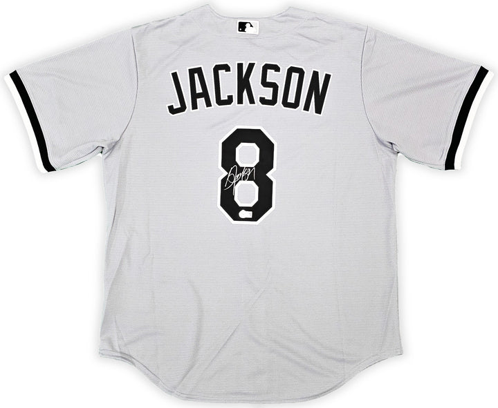 Chicago White Sox Bo Jackson Signed Gray Nike Jersey Size L Beckett Wit