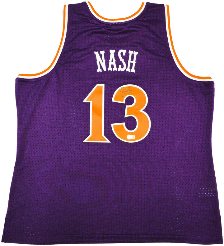 Suns Steve Nash Auto Purple AUTH Mitchell Ness 05-06 HWC Swingman Jersey XXL BAS