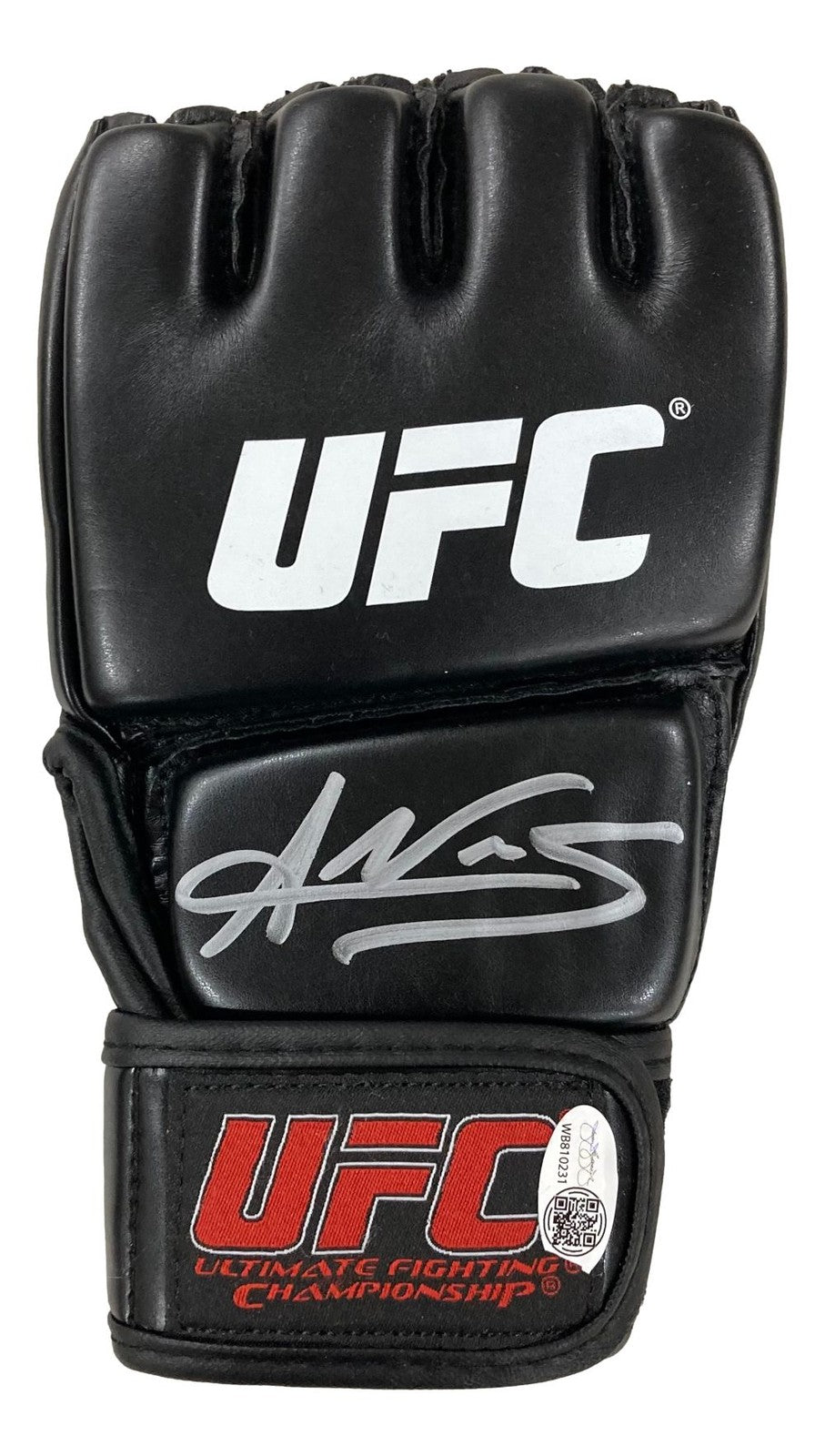 Amanda Nunes Signed UFC Fight Glove JSA QR Hologram