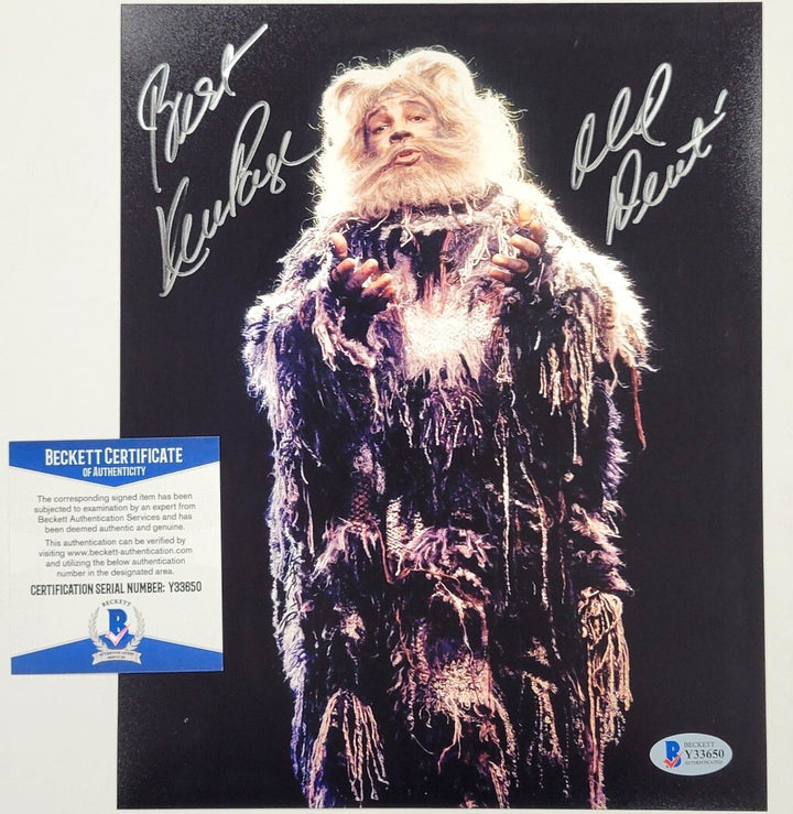 Ken Page signed Old Deuteronomy "Old Deut" Cats 8x10 Photo autograph Beckett BAS