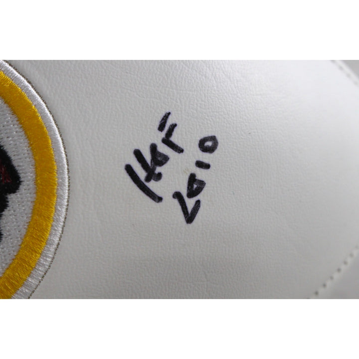 Russ Grimm Autographed Washington Redskins Logo Football HOF Beckett 54297