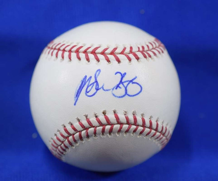 Michael Young JSA COA Autograph Major League OML Signed Baseball