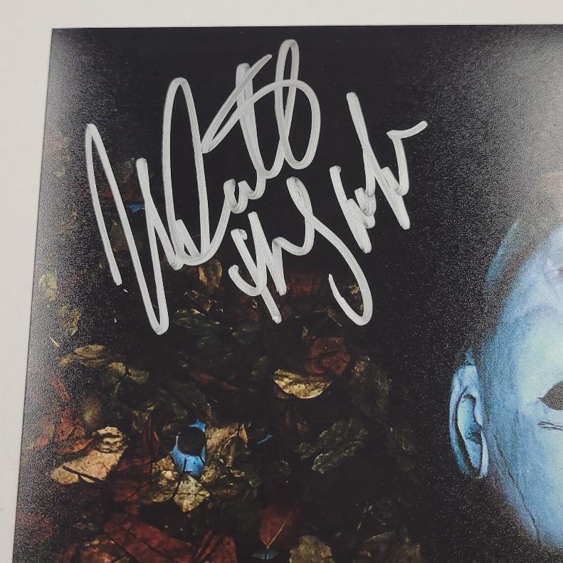 Jamie Lee Curtis & Nick Castle signed Halloween 11x14 Photo autograph ~ BAS LOA