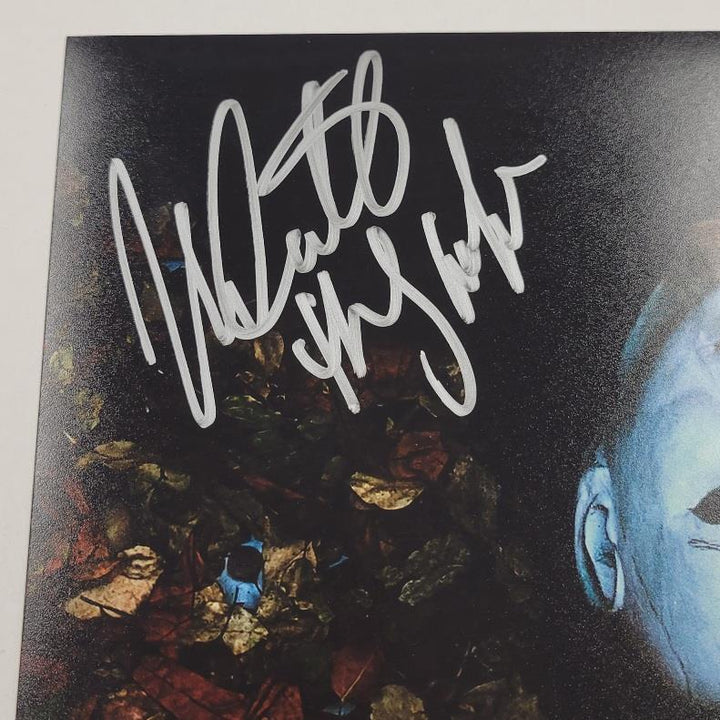 Jamie Lee Curtis & Nick Castle signed Halloween 11x14 Photo autograph ~ BAS LOA