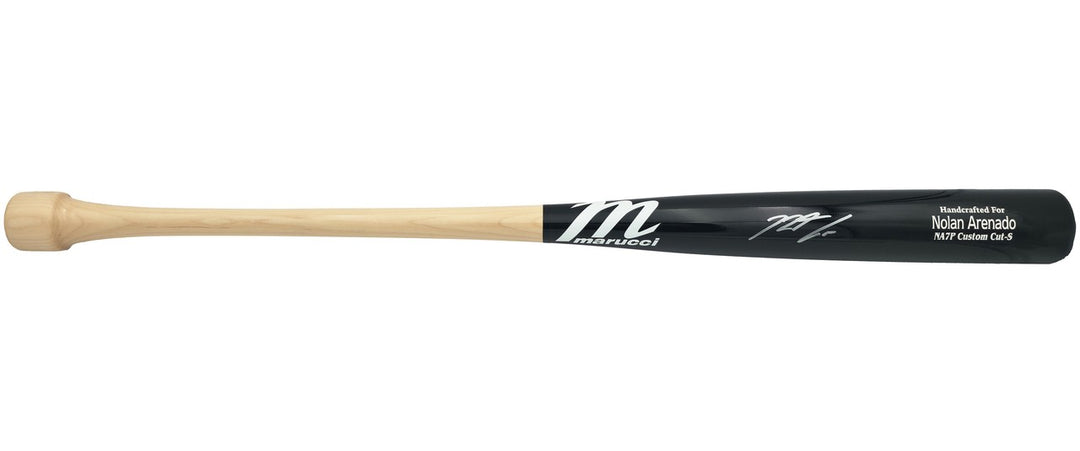 Nolan Arenado Auto Black Marucci Player Model Bat Cardinals (Marks) Fanatics MLB