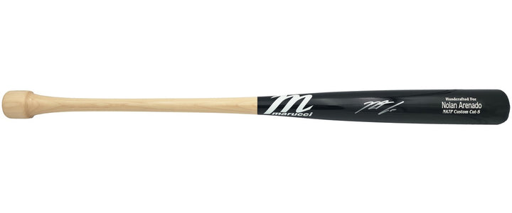 Nolan Arenado Auto Black Marucci Player Model Bat Cardinals (Marks) Fanatics MLB