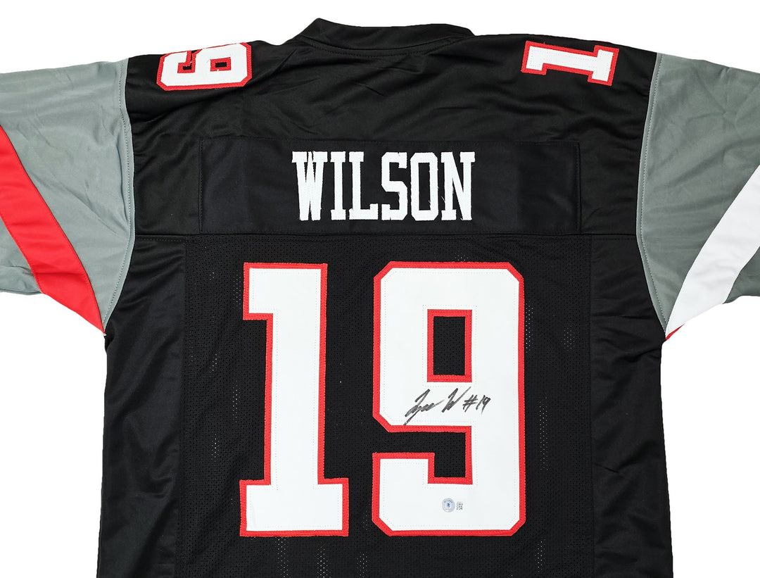 Texas Tech Red Raiders Tyree Wilson Autographed Signed Black Jersey Beckett Wit