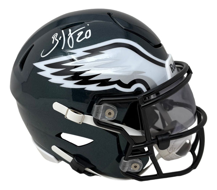 Brian Dawkins Signed Philadelphia Eagles MIDI SpeedFlex Helmet BAS