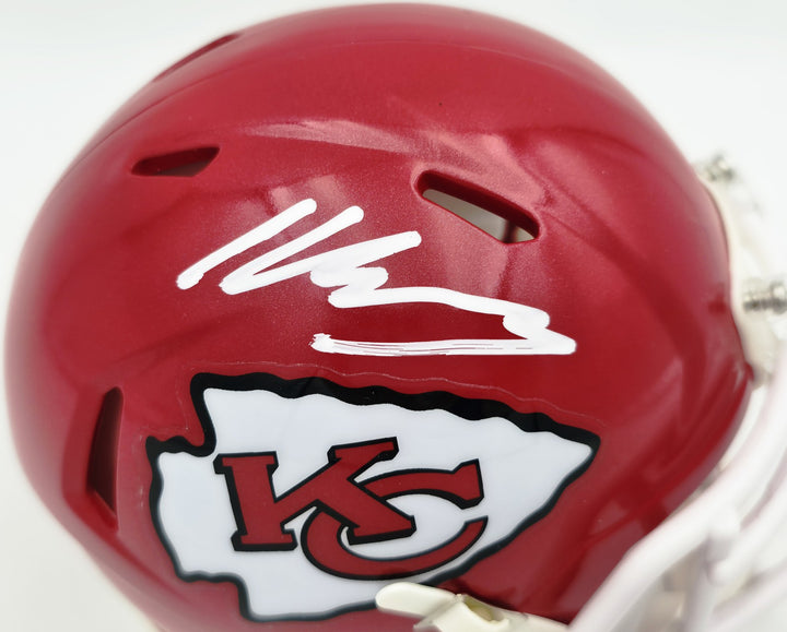 Kenneth Walker III Signed Chiefs Red Speed Mini Helmet Beckett Witness