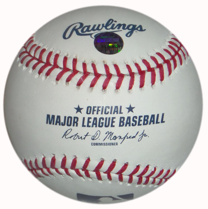 CHANCE ADAMS SIGNED OML BALL COLORADO ROCKIES NY YANKEES ROYALS w/ STEINER COA