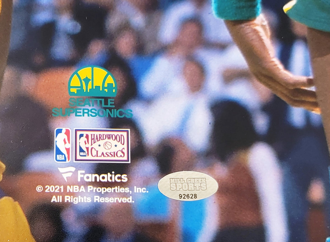 Xavier McDaniel Signed Framed 16x20 Photo Seattle Supersonics MCS Holo
