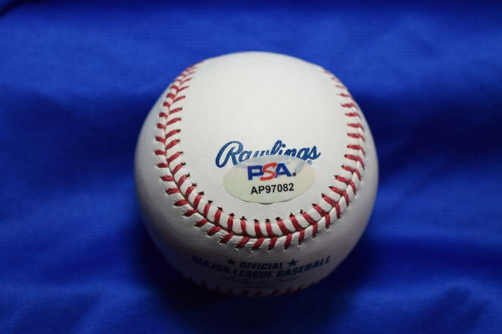 Terry Crowley PSA DNA Autograph Major League OML Signed Baseball 70 WS Champs