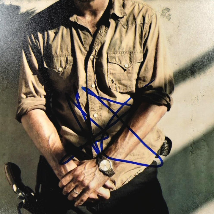 Andrew Lincoln signed Rick Grimes 8x10 photo Walking Dead autograph~ Beckett BAS