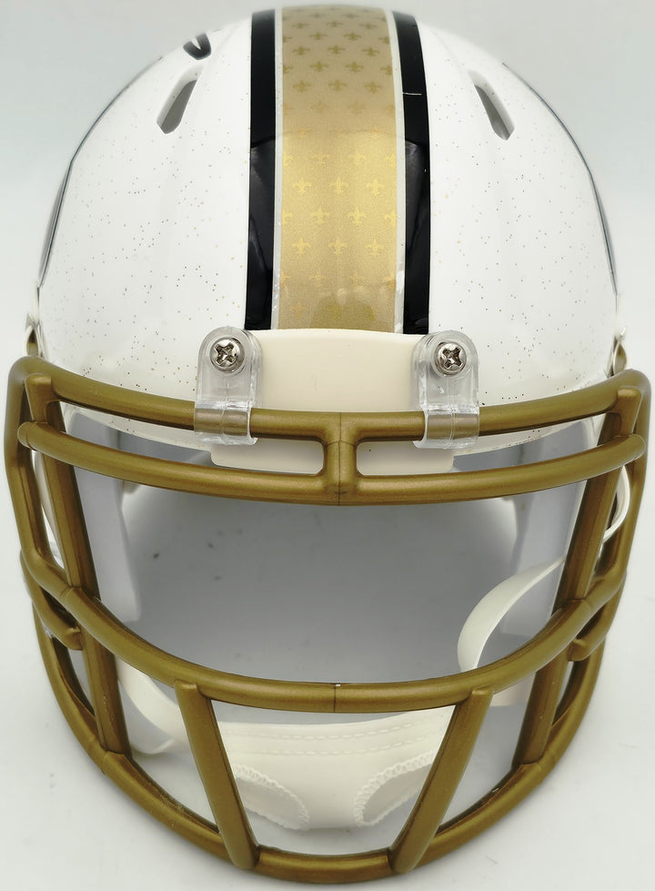 Ricky Williams Signed New Orleans Saints 2025 Alternate Speed Mini Helmet JSA