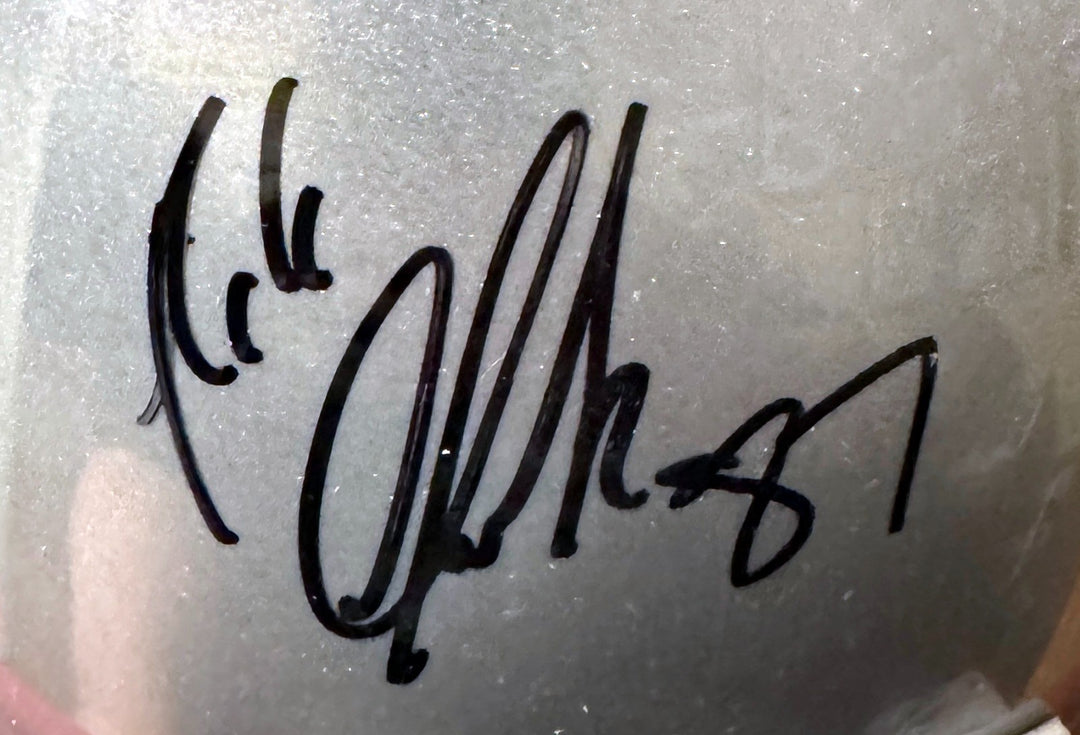 Rob Gronkowski signed New England Patriots Riddell FS Rep Helmet #87- Gronk Holo