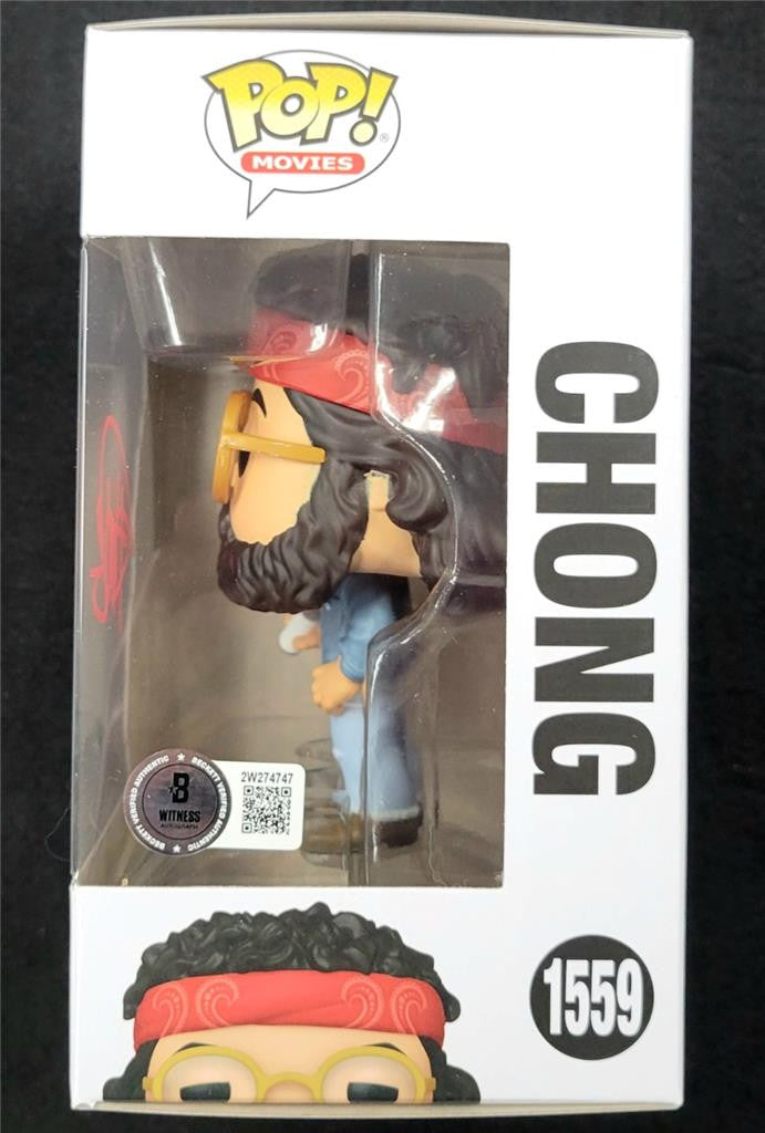 Tommy Chong signed Cheech & Chong Up in Smoke Funko Pop! 1559 auto~ Beckett BAS