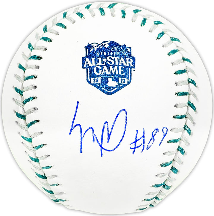 Luis Robert Jr. Signed 2023 ASG Logo MLB Game Baseball Chicago White Sox