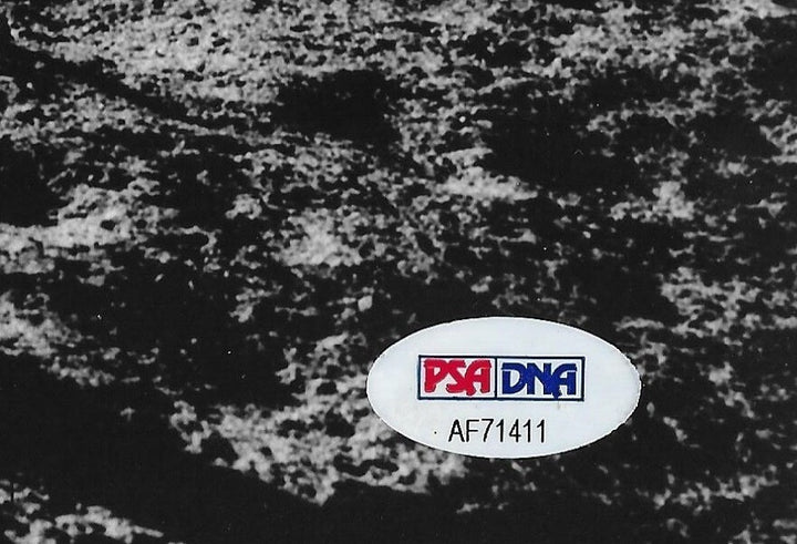 Edgar Mitchell Apollo 14 astronaut signed 8x10 photo INS framed auto PSA/DNA COA