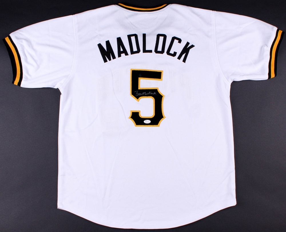 BILL MADLOCK AUTOGRAPHED PITTSBURGH PIRATES JERSEY w/ JSA WITNESS PROTECTION COA
